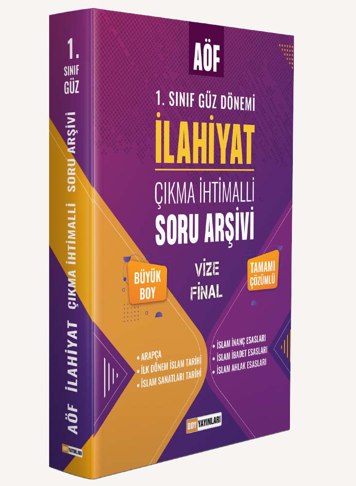 AÖF İlahiyat 1. Sınıf Güz Dönemi Çıkma İhtimalli Soru Arşivi