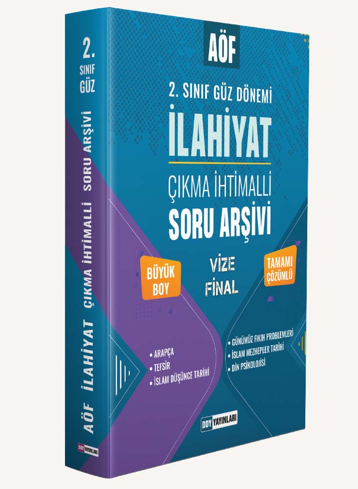 AÖF İlahiyat 2. Sınıf Güz Dönemi Çıkma İhtimalli Soru Arşivi 